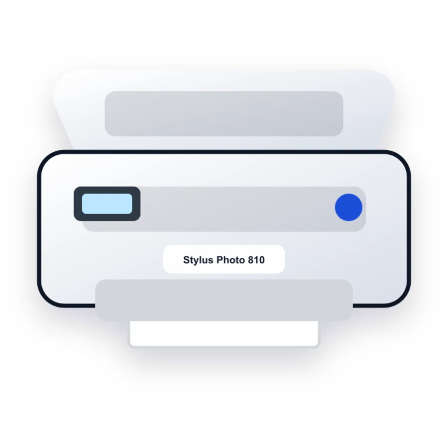 Epson Stylus Photo 810 printer illustration