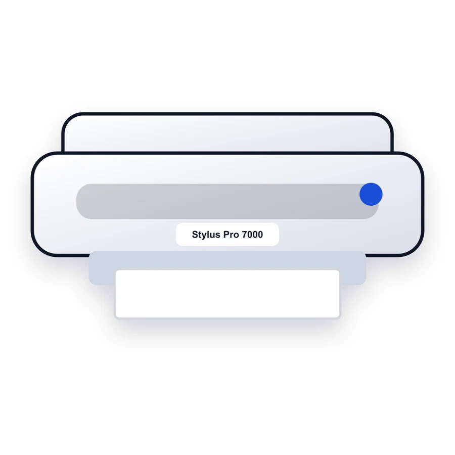 Epson Stylus Pro 7000 printer illustration