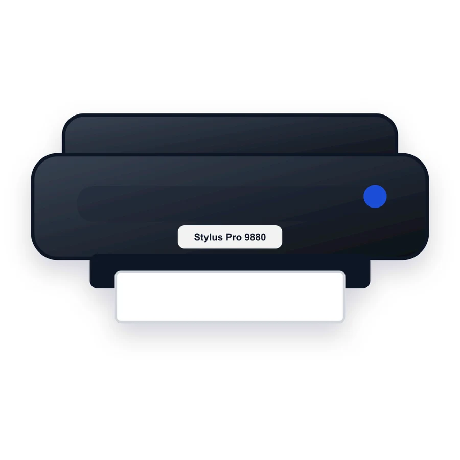 Epson Stylus Pro 9880 printer illustration