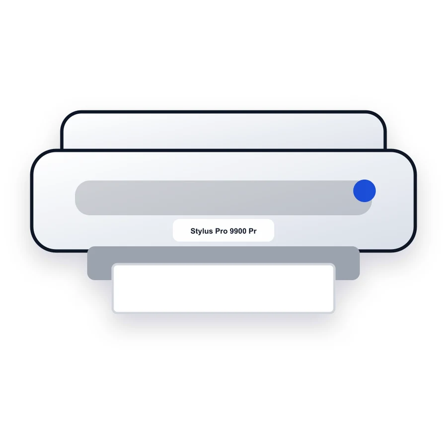 Epson Stylus Pro 9900 Proofing Edition printer illustration