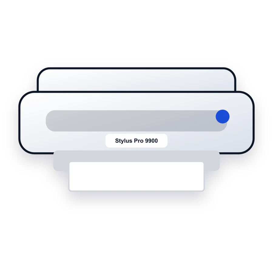 Epson Stylus Pro 9900 printer illustration