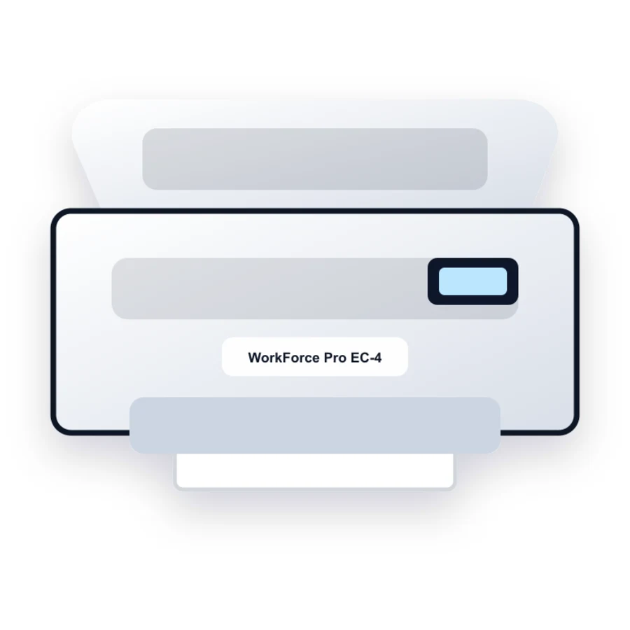 Epson WorkForce Pro EC-4040 printer illustration