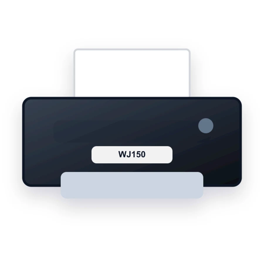 Hasler WJ150 printer illustration