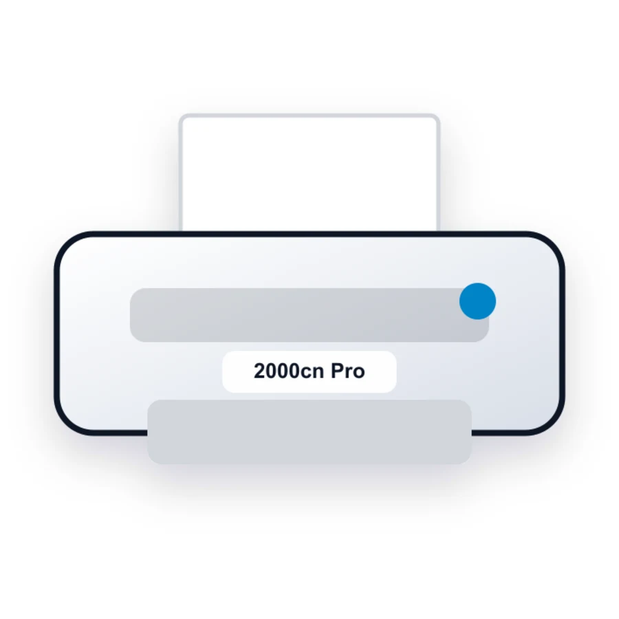 HP 2000cn Pro printer illustration