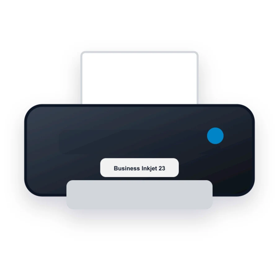 HP Business Inkjet 2300n printer illustration