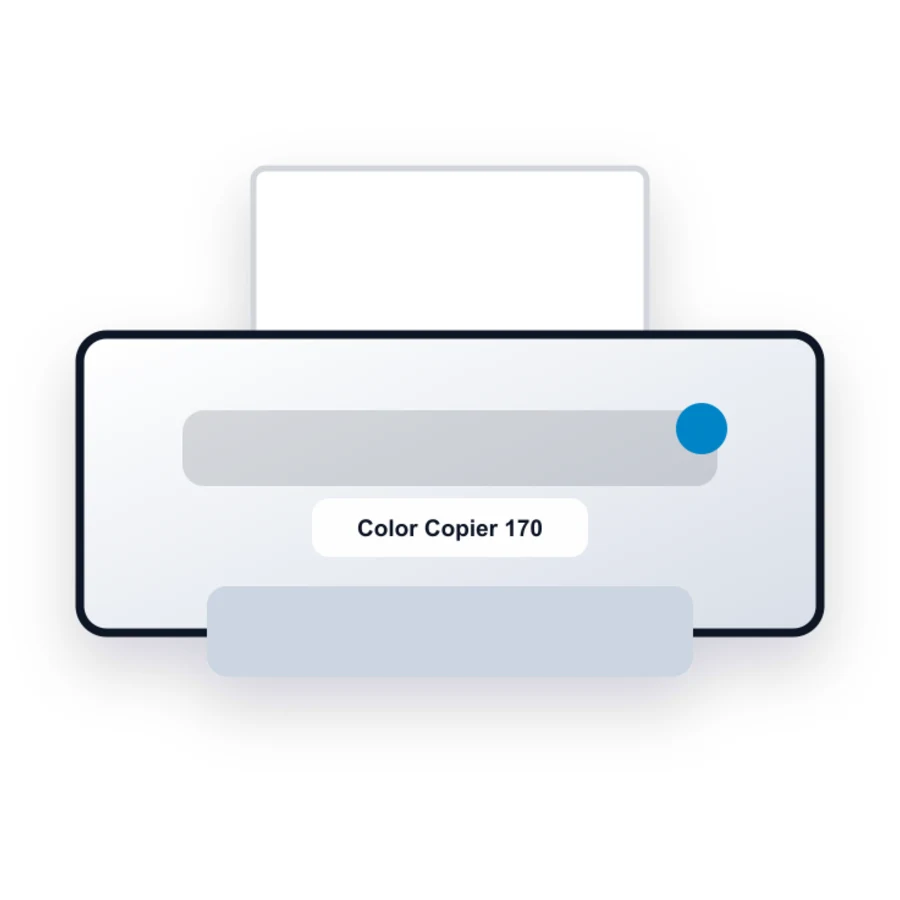 HP Color Copier 170 printer illustration