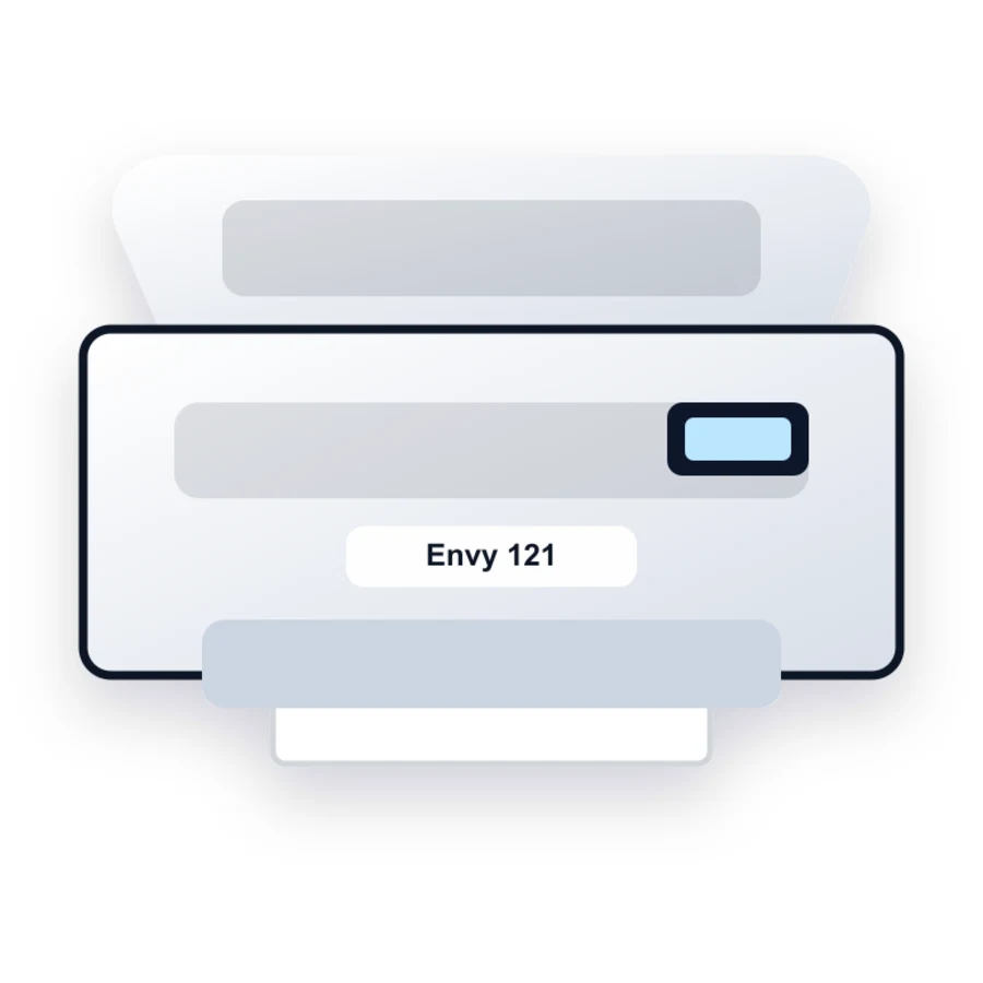 HP Envy 121 printer illustration