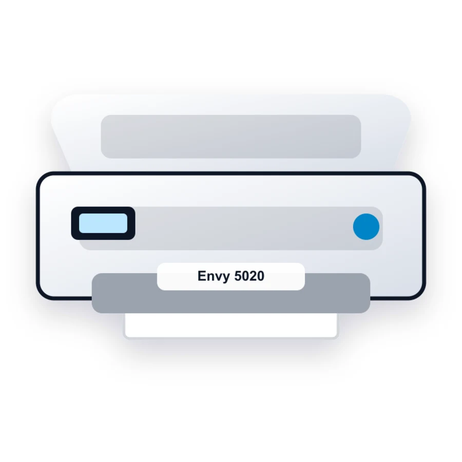 HP Envy 5020 printer illustration