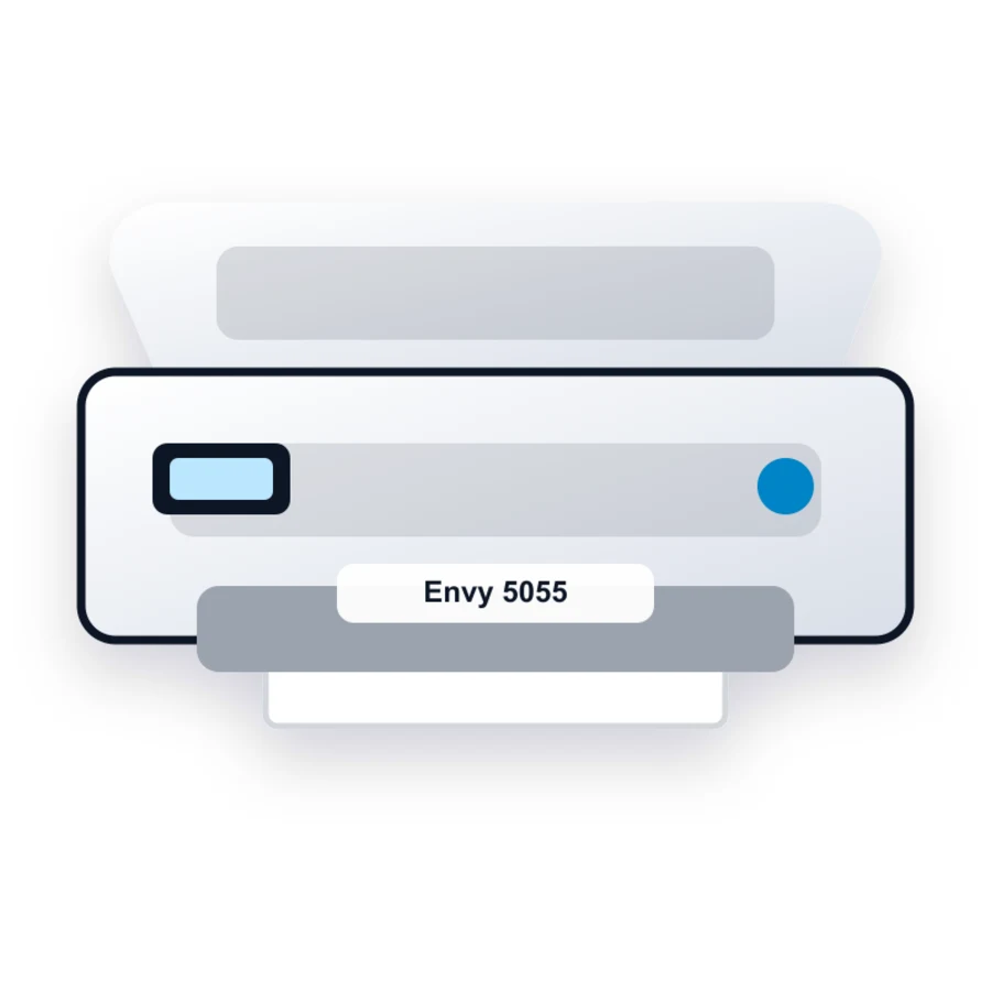 HP Envy 5055 printer illustration
