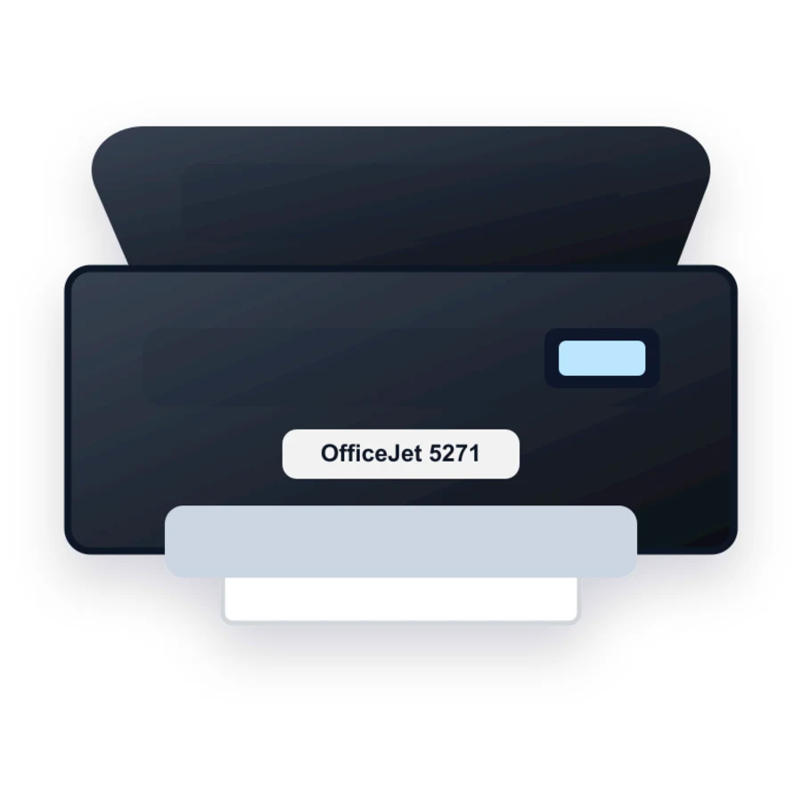 HP OfficeJet 5271 printer illustration