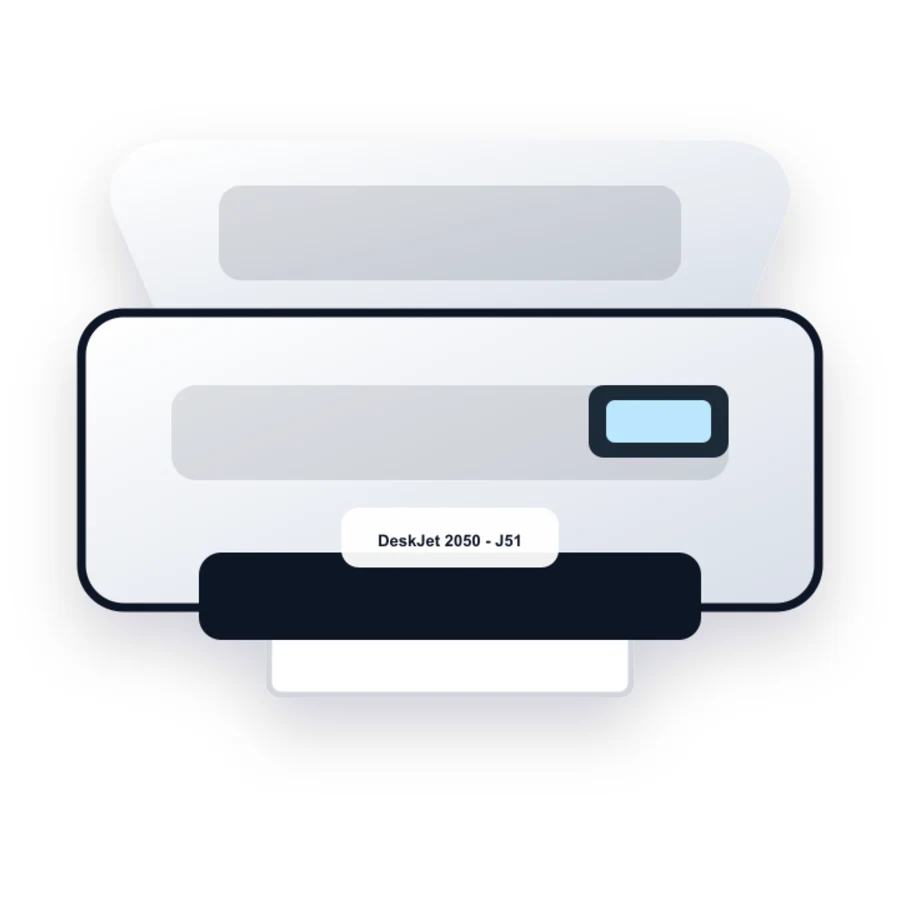 HP DeskJet 2050 - J510d printer illustration