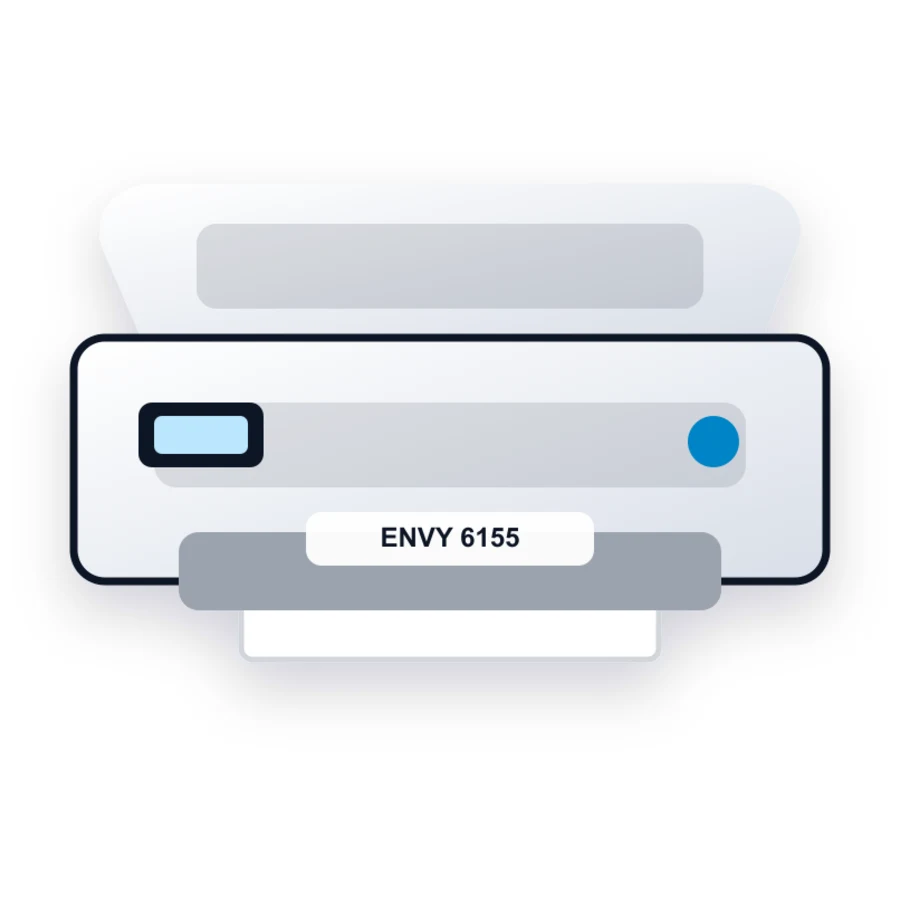 HP ENVY 6155 printer illustration