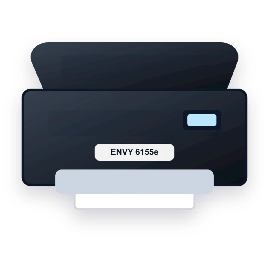 HP ENVY 6155e printer illustration