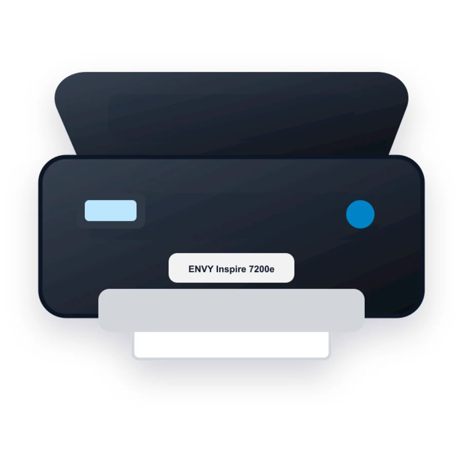 HP ENVY Inspire 7200e printer illustration