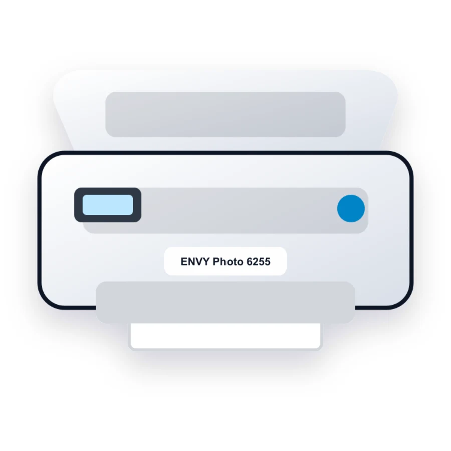 HP ENVY Photo 6255 printer illustration