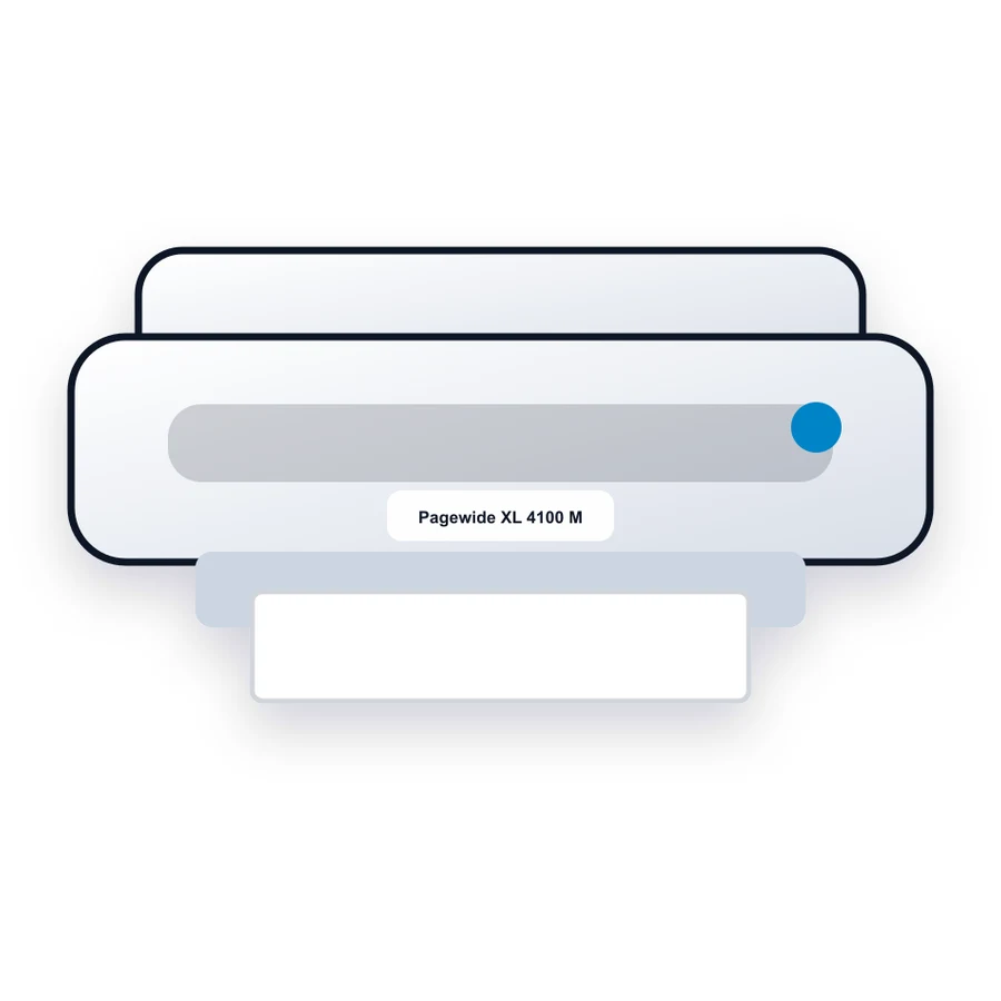 HP Pagewide XL 4100 MFP printer illustration