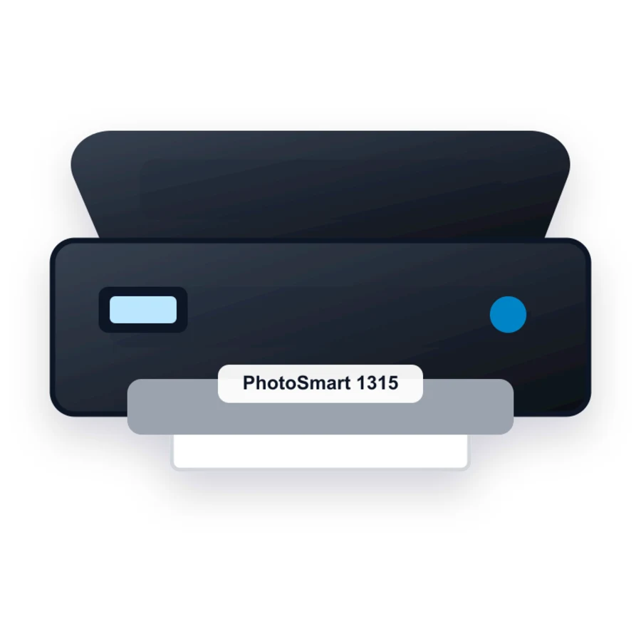 HP PhotoSmart 1315 printer illustration