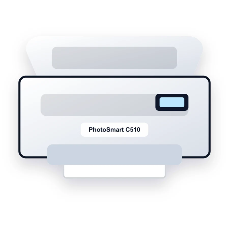 HP PhotoSmart C510 printer illustration