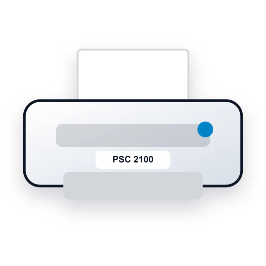 HP PSC 2100 printer illustration