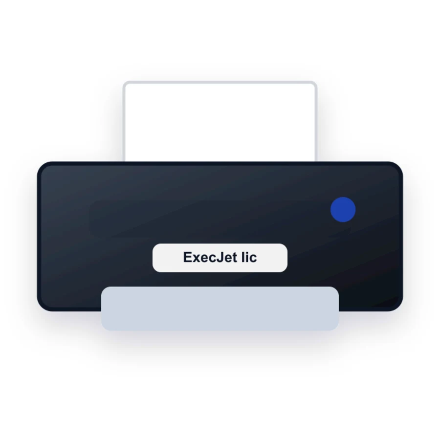 IBM ExecJet Iic printer illustration