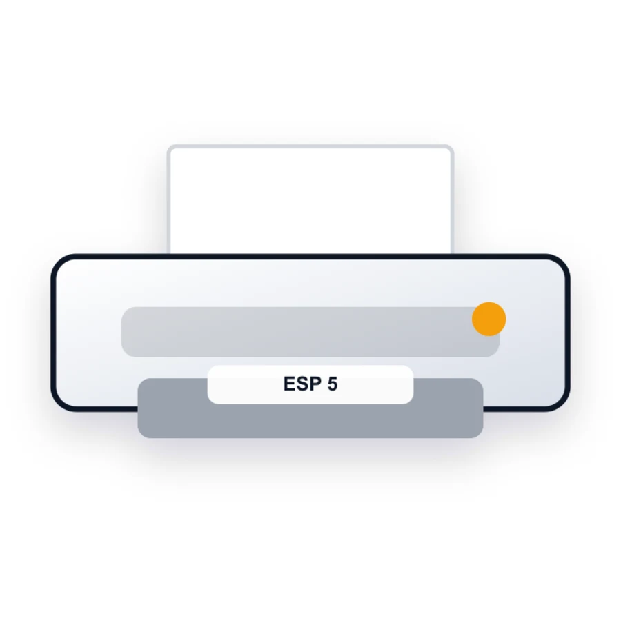 Kodak ESP 5 printer illustration