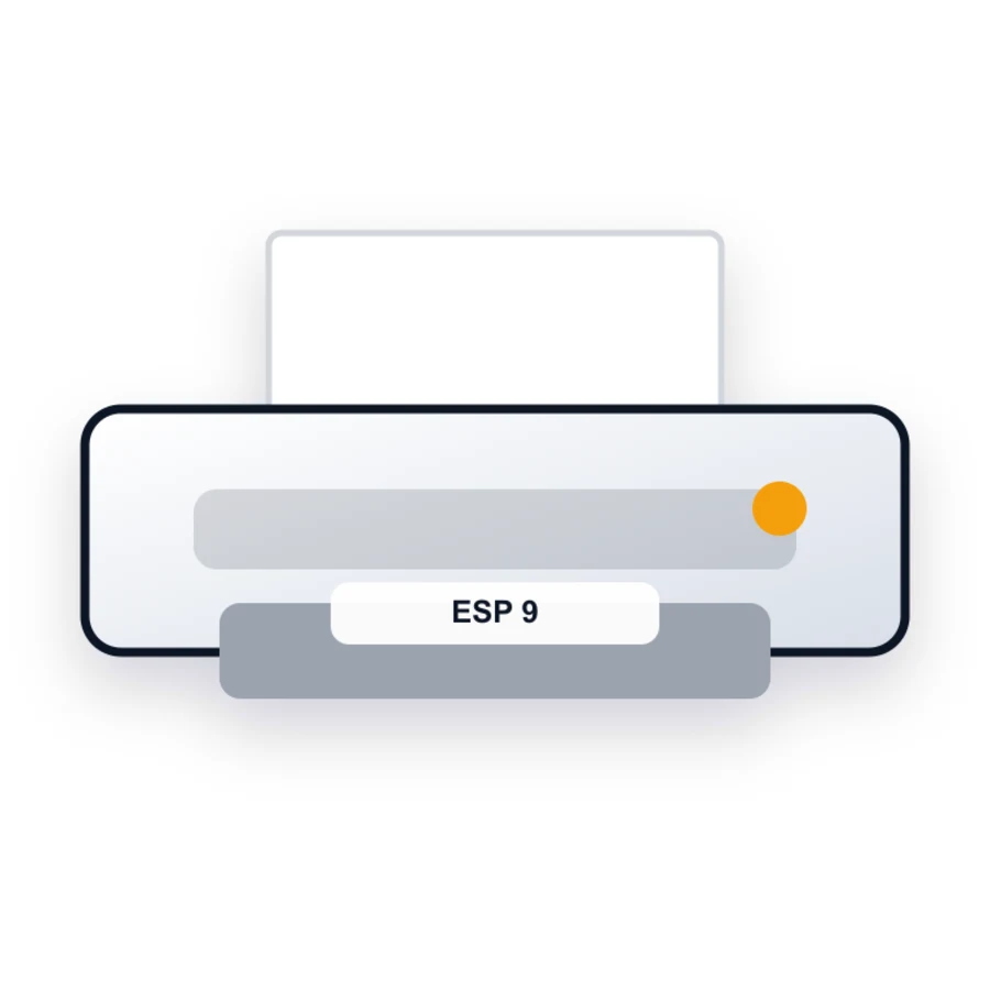 Kodak ESP 9 printer illustration