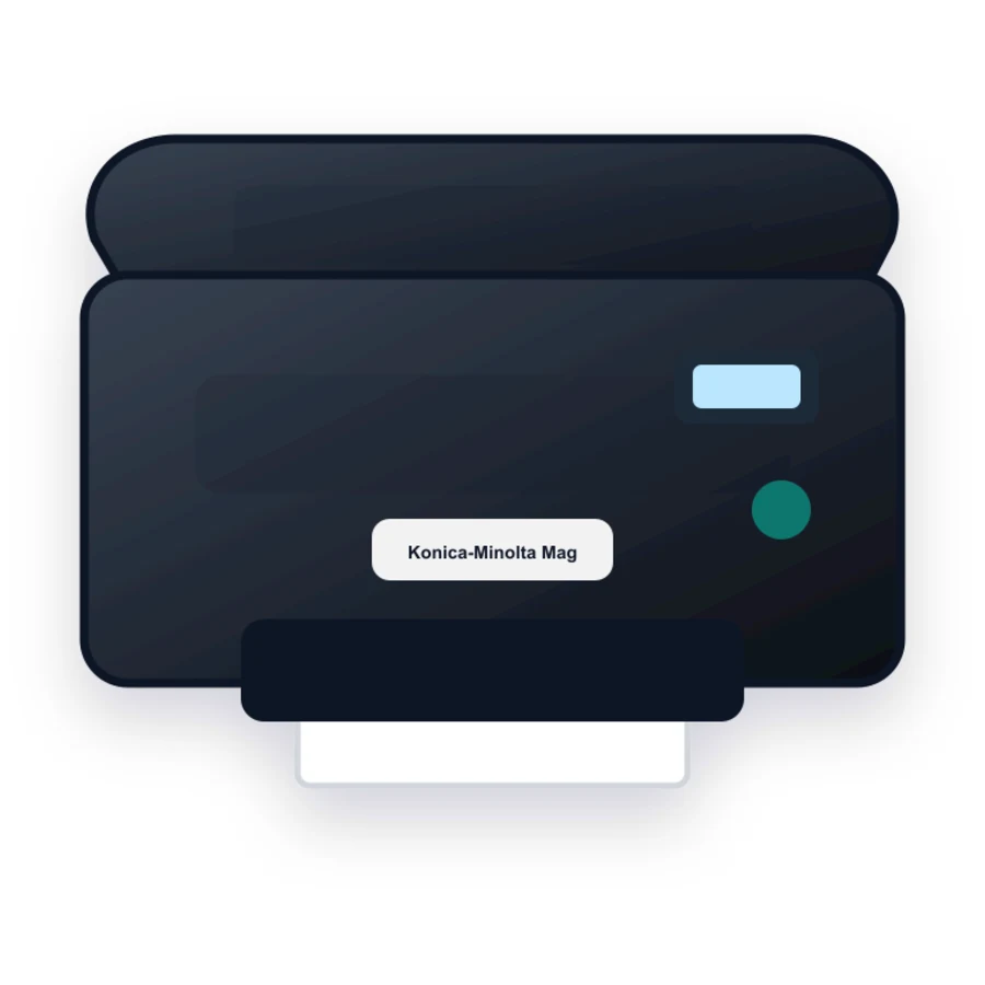 Konica-Minolta MagiColor 1690MF printer illustration