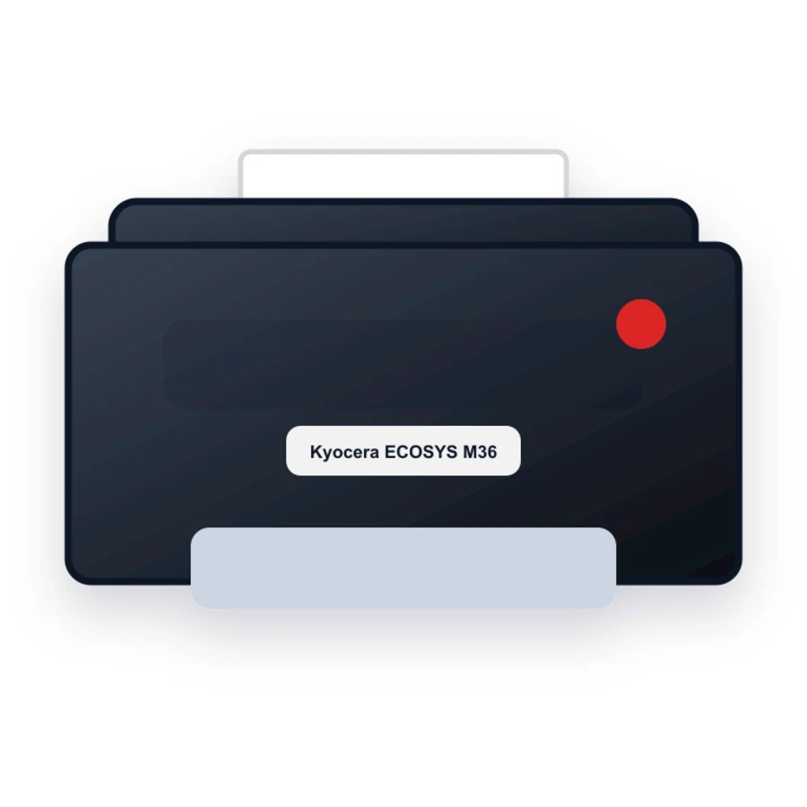 Kyocera ECOSYS M3660idn printer illustration