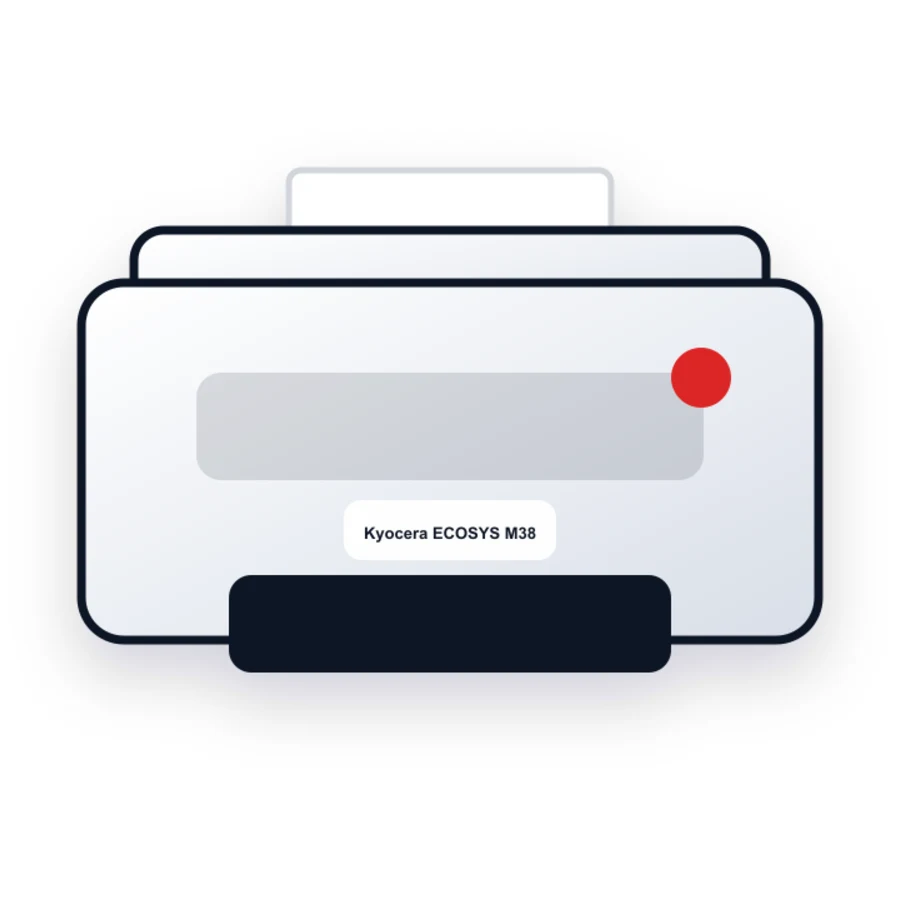 Kyocera ECOSYS M3860idn printer illustration