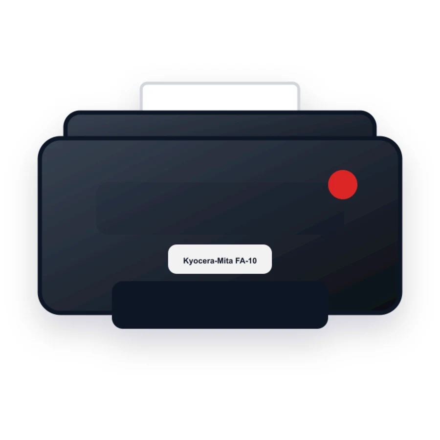 Kyocera-Mita FA-1000 printer illustration