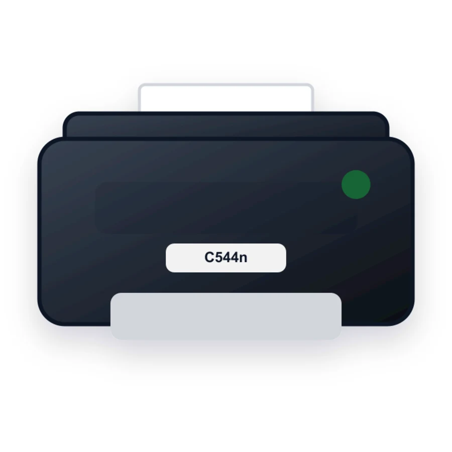 Lexmark C544n printer illustration