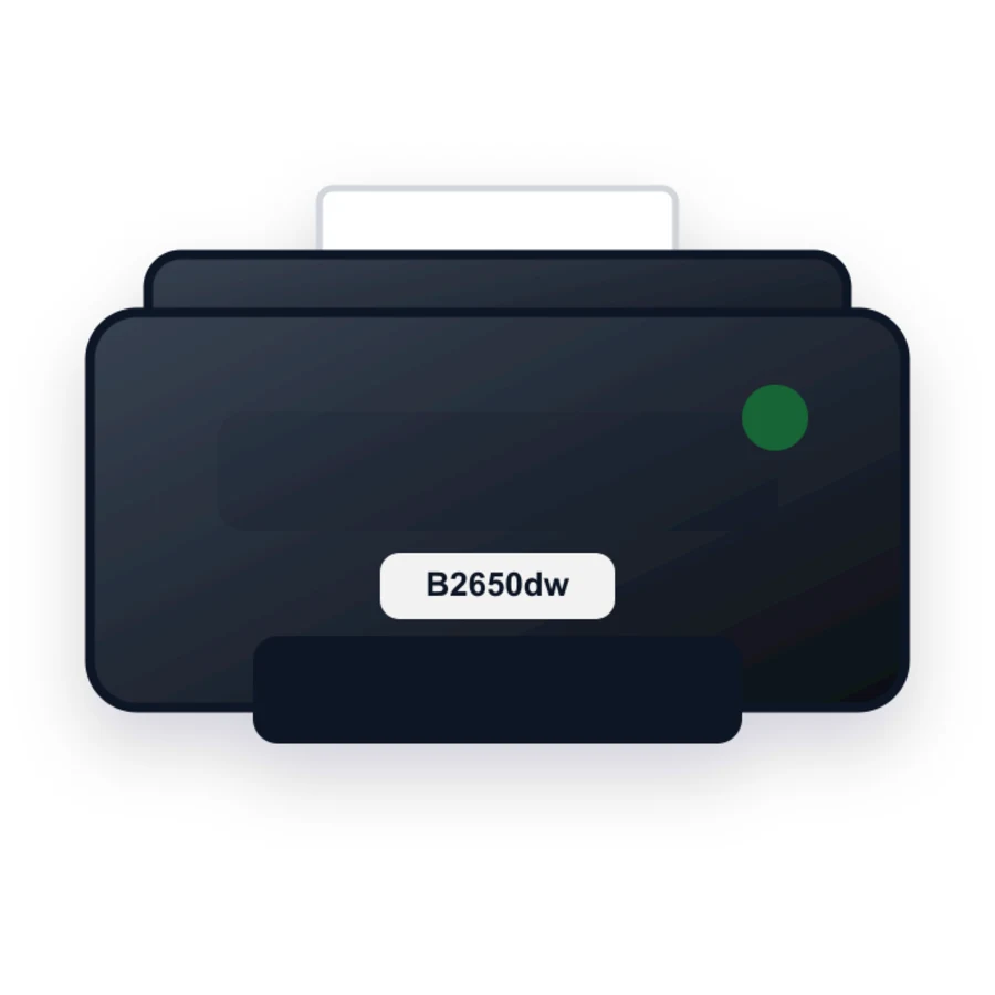 Lexmark B2650dw printer illustration