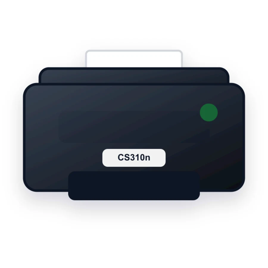 Lexmark CS310n printer illustration