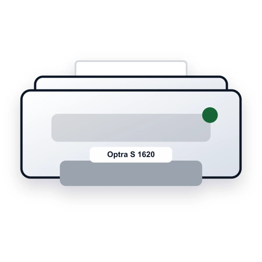 Lexmark Optra S 1620 printer illustration