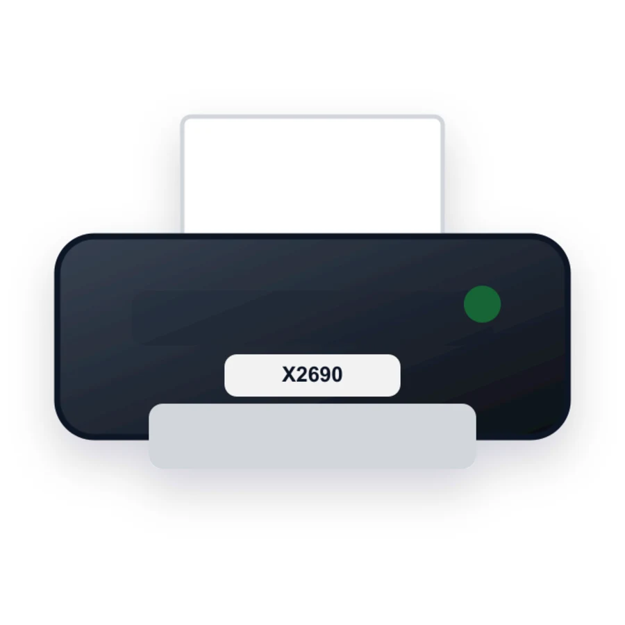 Lexmark X2690 printer illustration