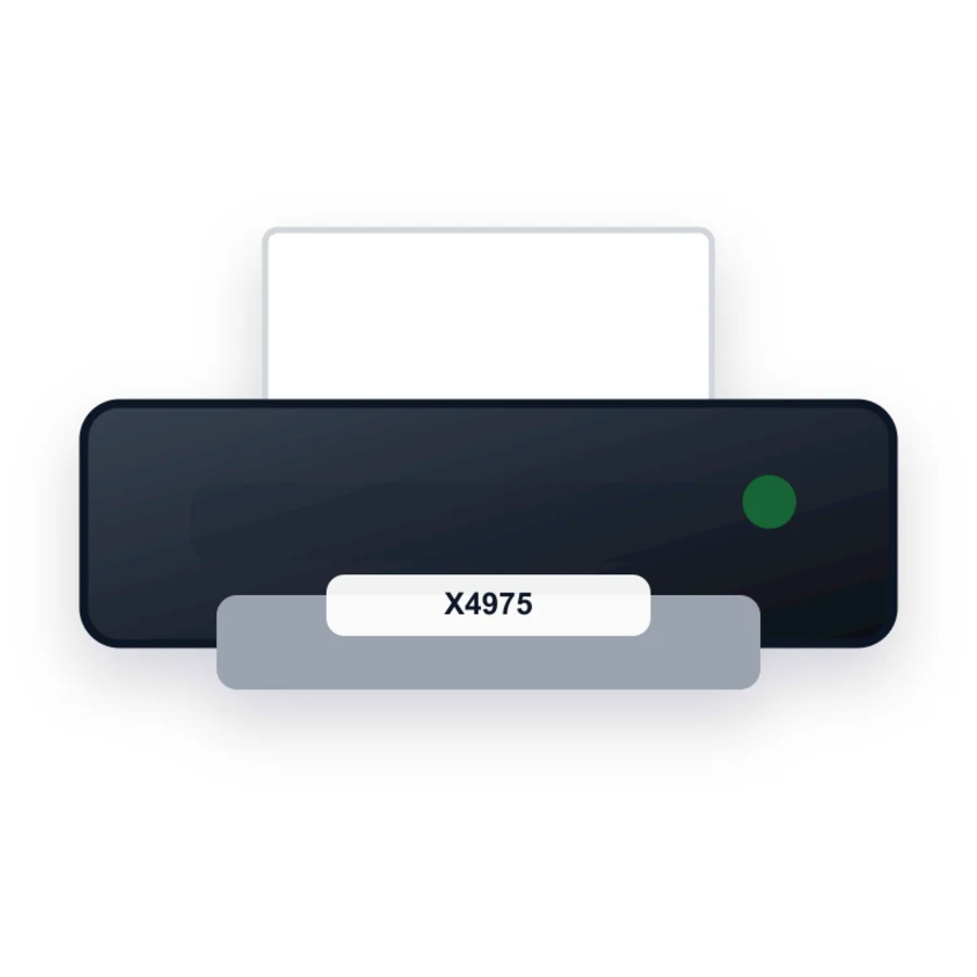 Lexmark X4975 printer illustration