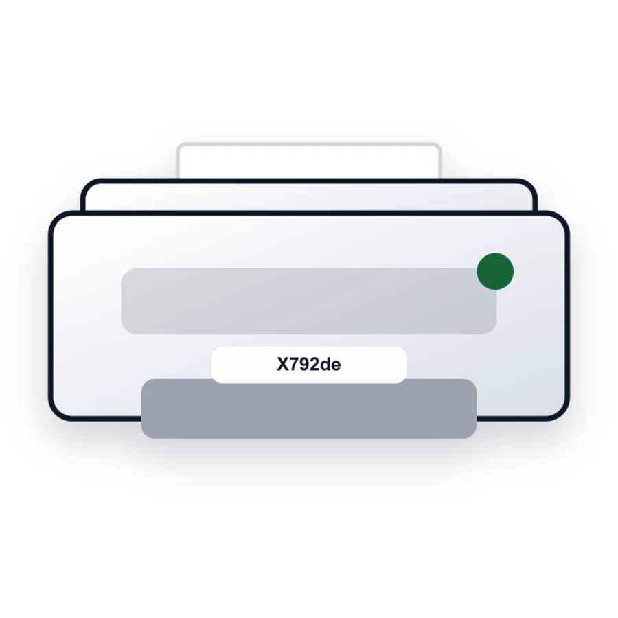 Lexmark X792de printer illustration