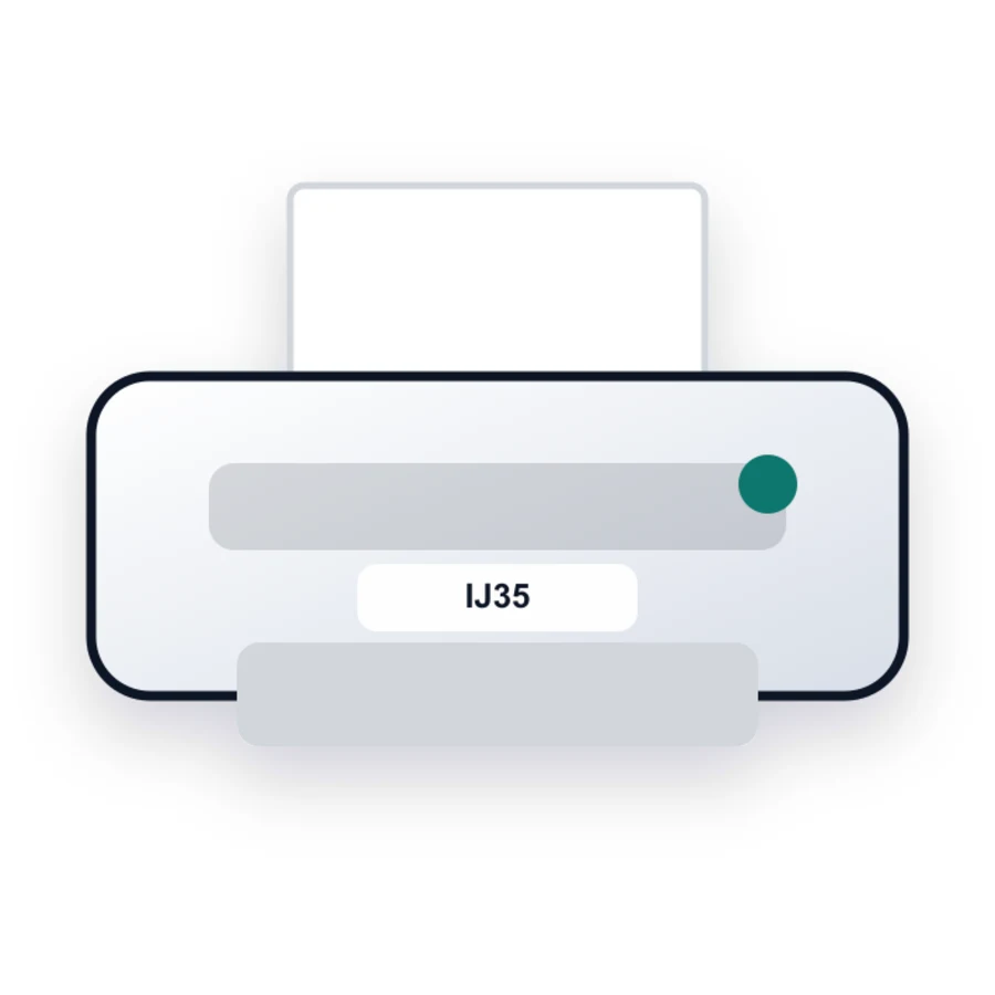 Neopost IJ35 printer illustration