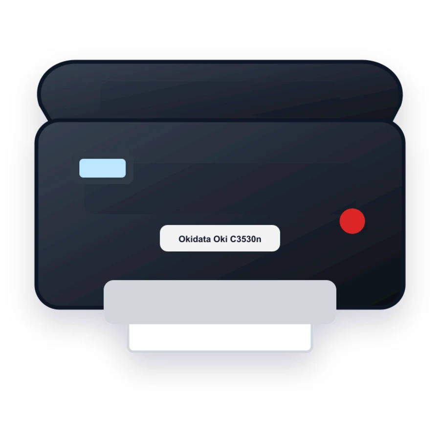 Okidata Oki C3530n MFP printer illustration