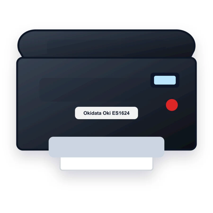Okidata Oki ES1624n MFP printer illustration