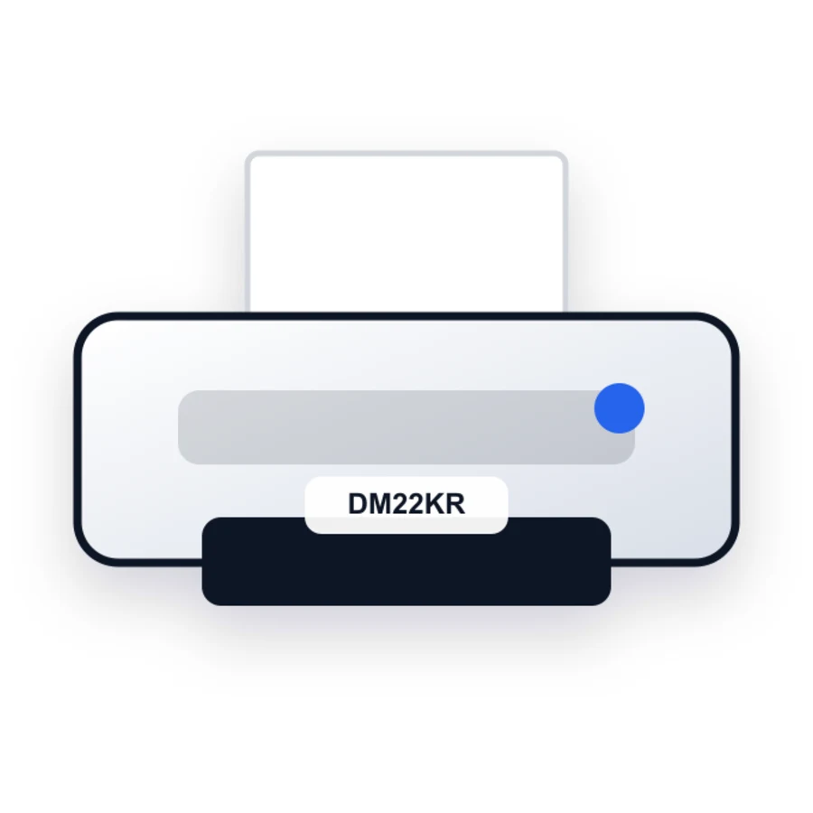 Pitney Bowes DM22KR printer illustration