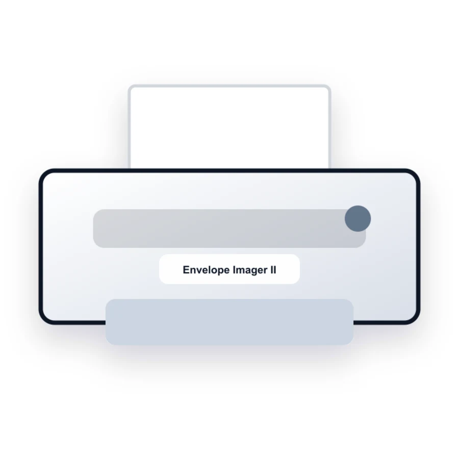 Rena Envelope Imager III printer illustration
