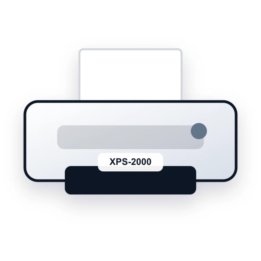 Rena XPS-2000 printer illustration