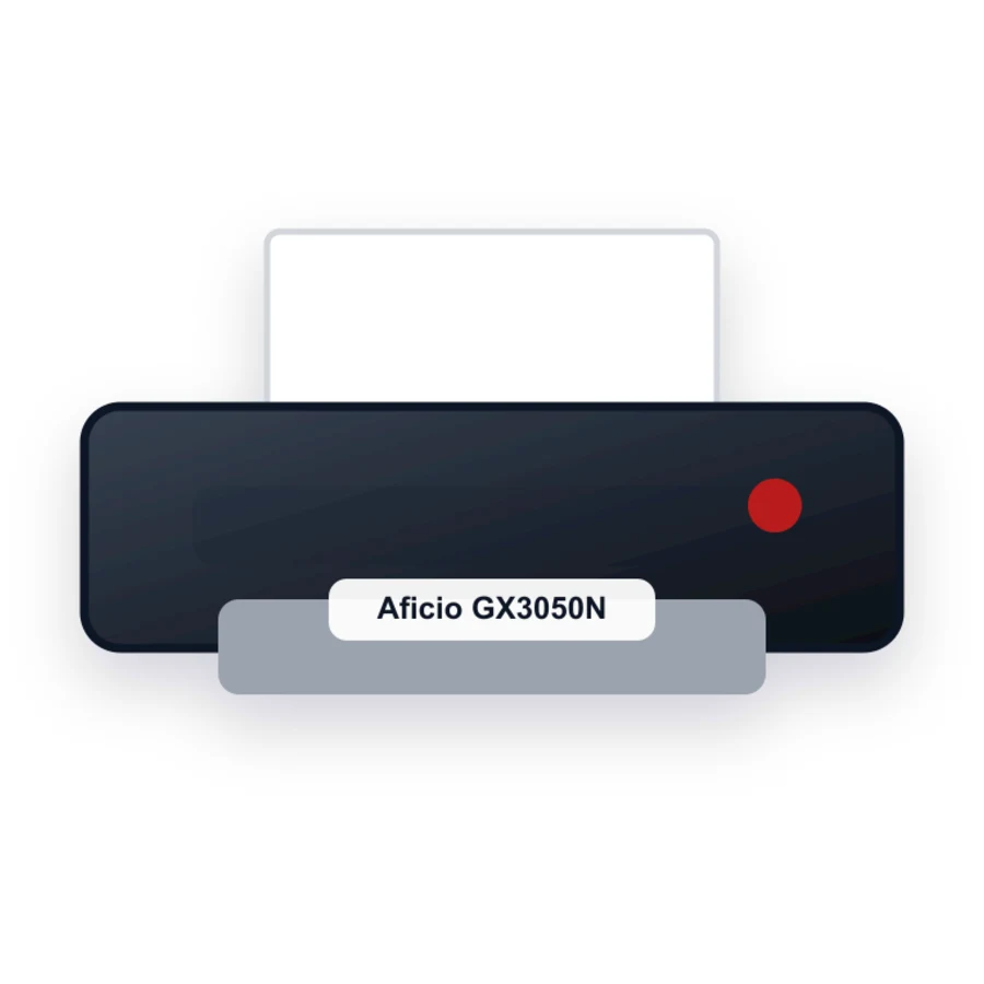 Ricoh Aficio GX3050N printer illustration