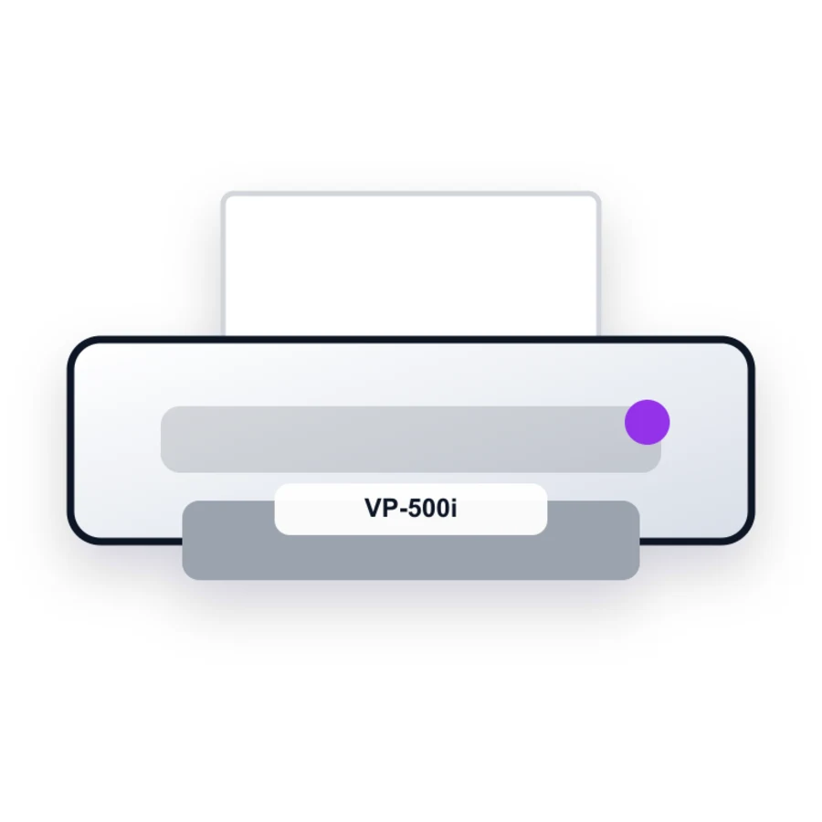 Roland VP-500i printer illustration