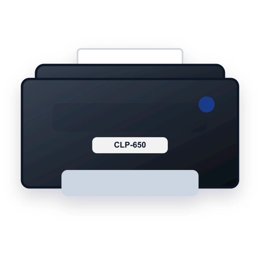 Samsung CLP-650 printer illustration
