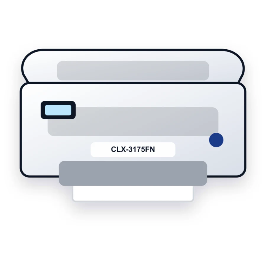 Samsung CLX-3175FN printer illustration