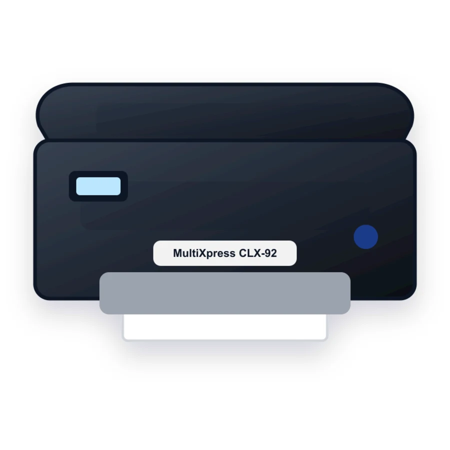 Samsung MultiXpress CLX-9250ND printer illustration