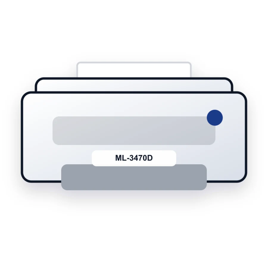 Samsung ML-3470D printer illustration