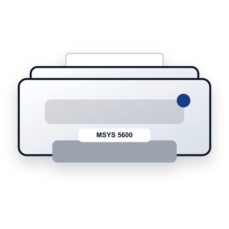 Samsung MSYS 5600 printer illustration